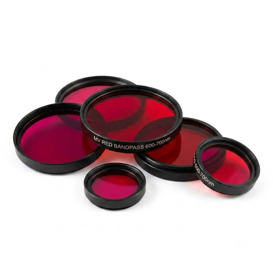 Red Machine Vision Bandpass Filter