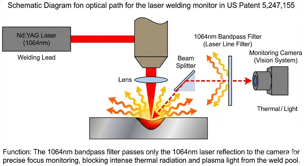 US Patent 5,247,155 - Laser Welding Monitor and Control