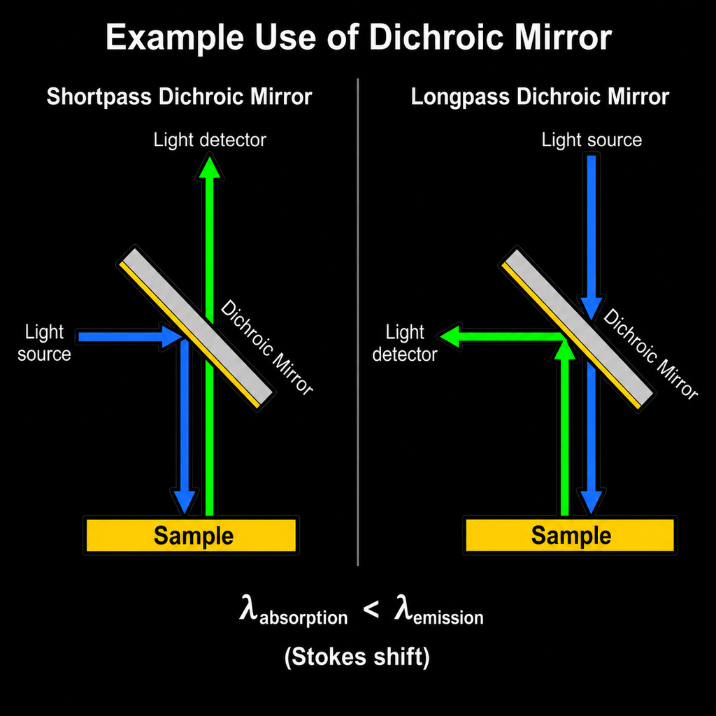 투과율 90% 초과(400-620nm)+반사율 99% 초과(660-880nm) 단파장 이색성 거울(SPDM)