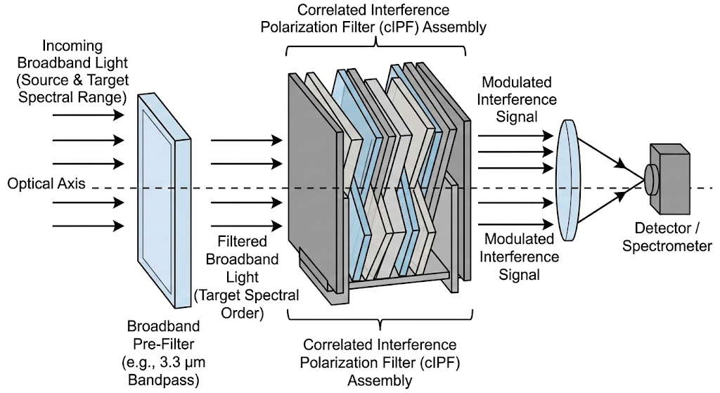 US20250258089 (Publication) - Correlated interference polarization spectrometer