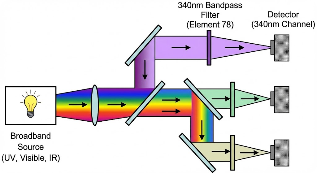 EP2588900B1 - Optical demultiplexing system