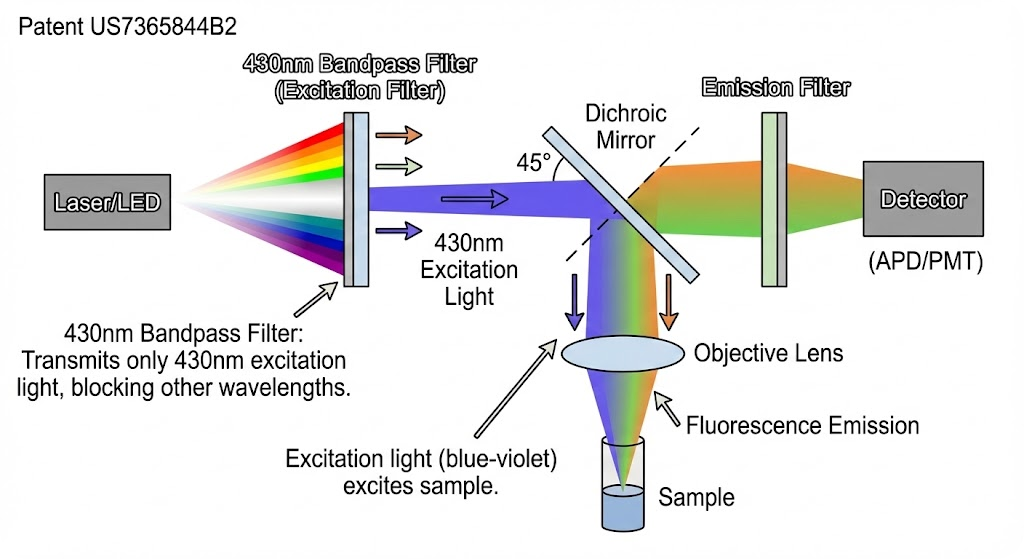US7365844B2 - Fluorescence correlation spectroscopy instrument and method of using the same