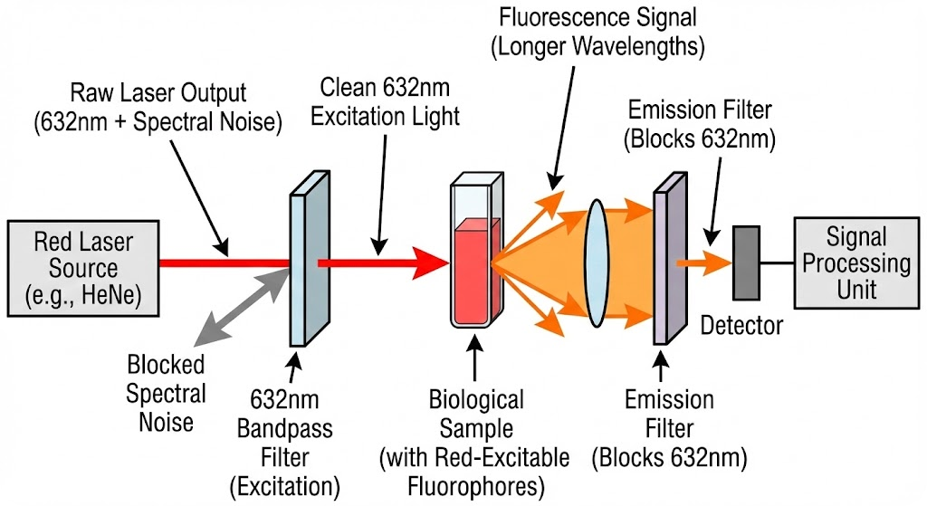 US6809859B2 - Optical Filter and Fluorescence Spectroscopy System