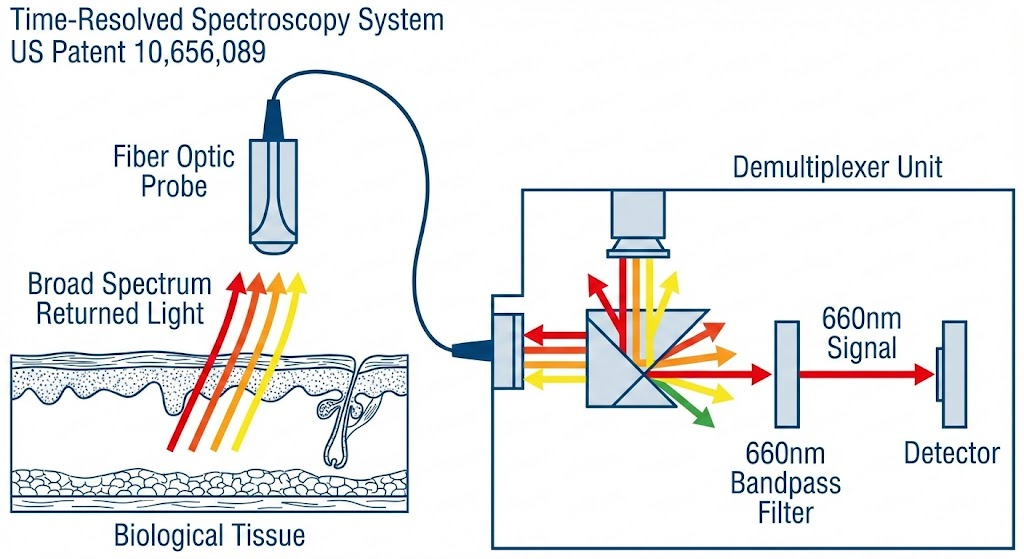 US Patent 10,656,089 - Systems, devices, and methods for time-resolved spectroscopy