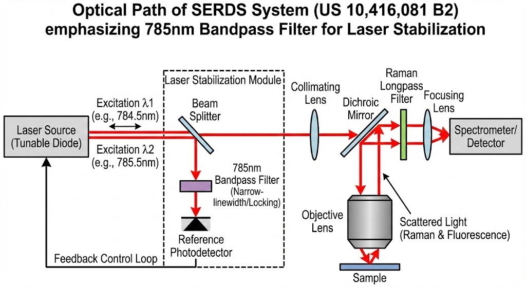 US 10,416,081 B2 - Optical system and method for spectroscopy