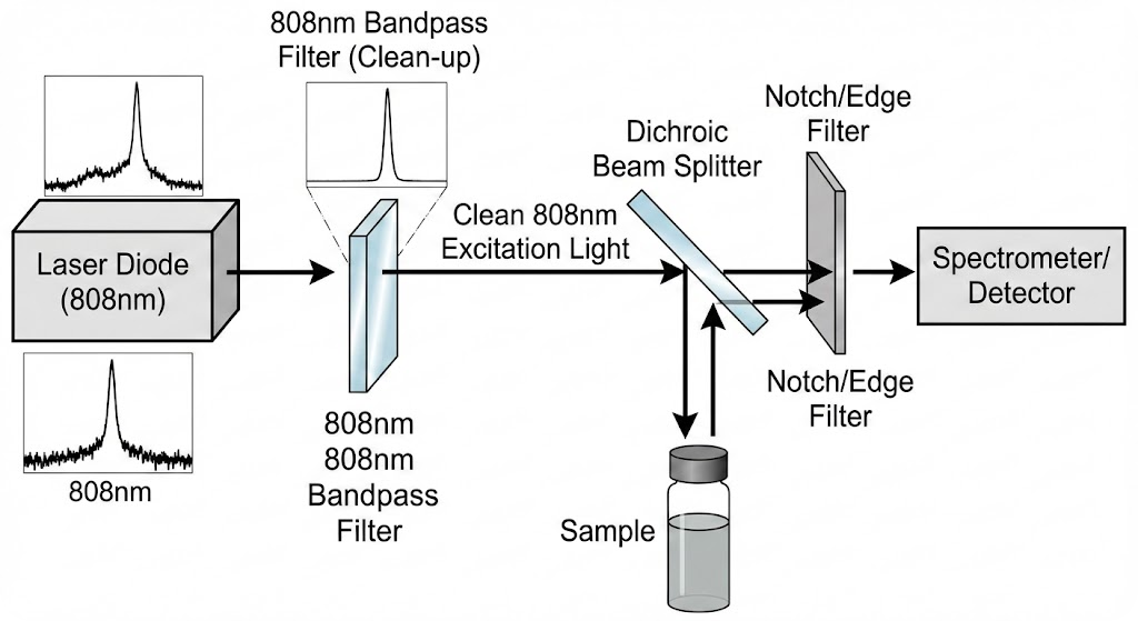 US7982869B2 - Compact, Low Cost Raman Monitor