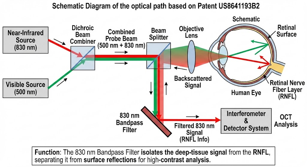 US8641193B2 - Spectral contrast for glaucoma imaging