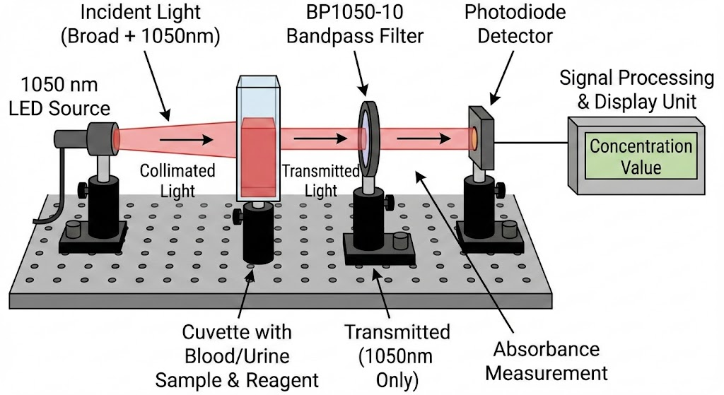 BP1050-10 Bandpass Filter - Biochemical Analyzers (Clinical Chemistry)