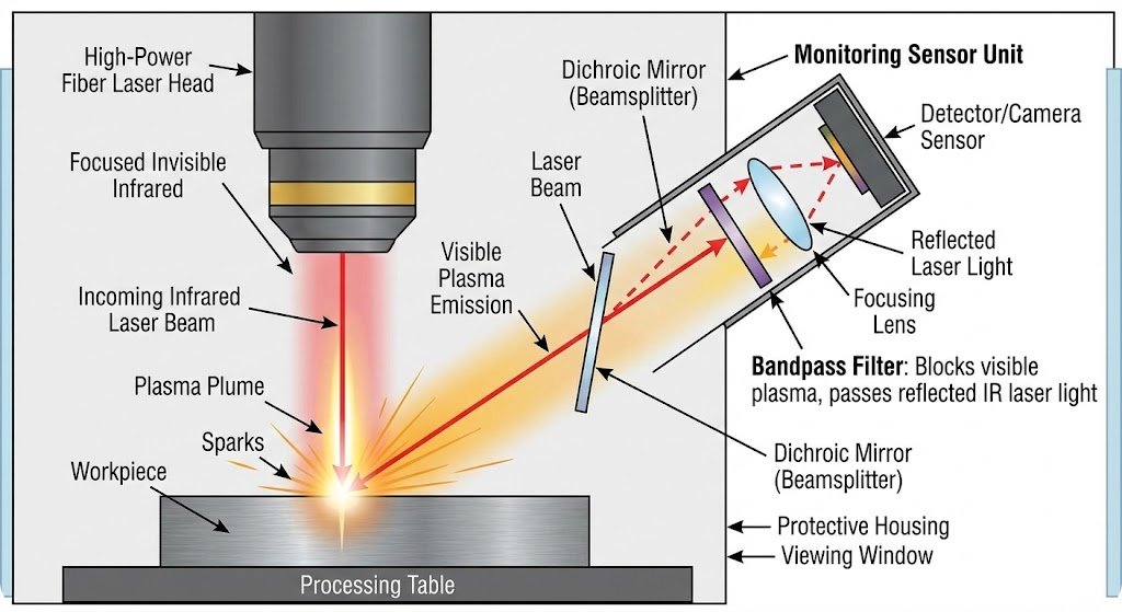 BP1064-20 Bandpass Filter - Industrial Laser Monitoring