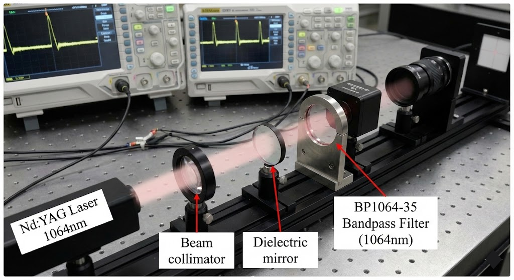 BP1064-35 Bandpass Filter - Laser Systems (Nd:YAG)