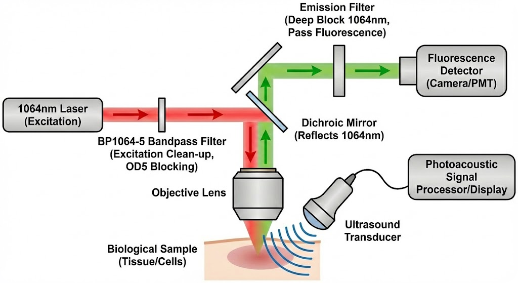 BP1064-5 Bandpass Filter - Biomedical Imaging