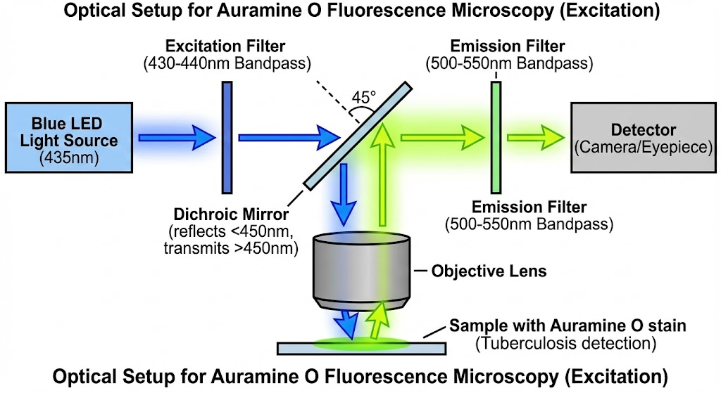 BP440-20 Bandpass Filter - Fluorescence Microscopy (Excitation) - Auramine O