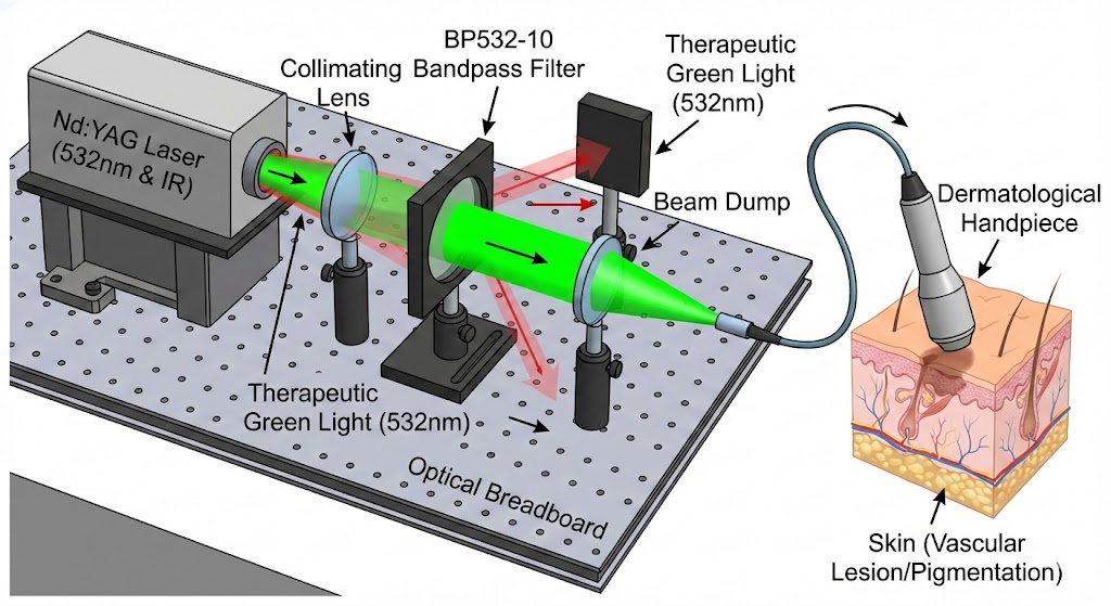 BP532-10 Bandpass Filter - Biomedical & Beauty Instruments