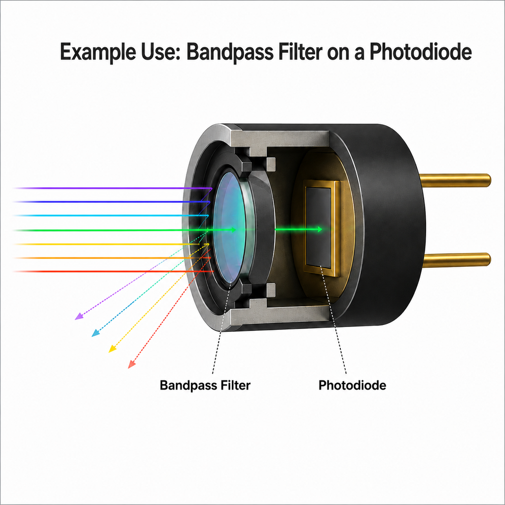 BP985-50 Bandpass Filter(CWL=985nm,FWHM=50nm)