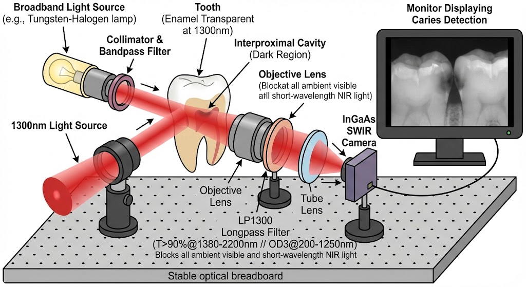 LP1300 Longpass Filter - Dental Imaging (Caries Detection)