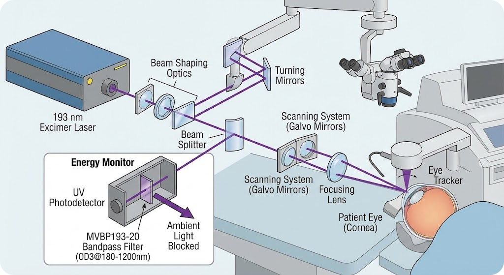 MVBP193-20 Bandpass Filter - Medical (Ophthalmology)