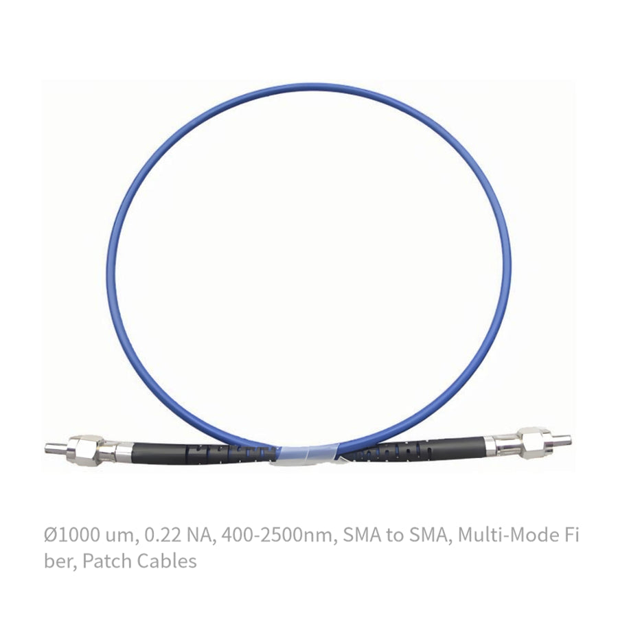 Ø1000 um, 0.22 NA, 400-2500nm, SMA to SMA, Multi-Mode Fiber, Patch Cables