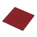 Red square tile on a white background