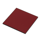 Red square tile on a white background