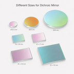 T>90%@340-360nm+R>99%@380-430nm 단파장 통과 이색 거울(SPDM)